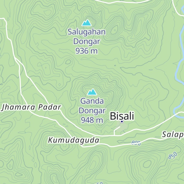 Map of Ganda Dongar