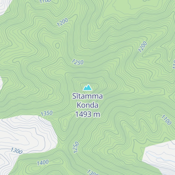 Map of Sītamma Konda