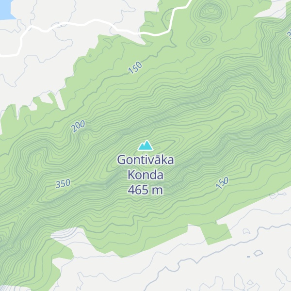 Map of Gontivāka Konda