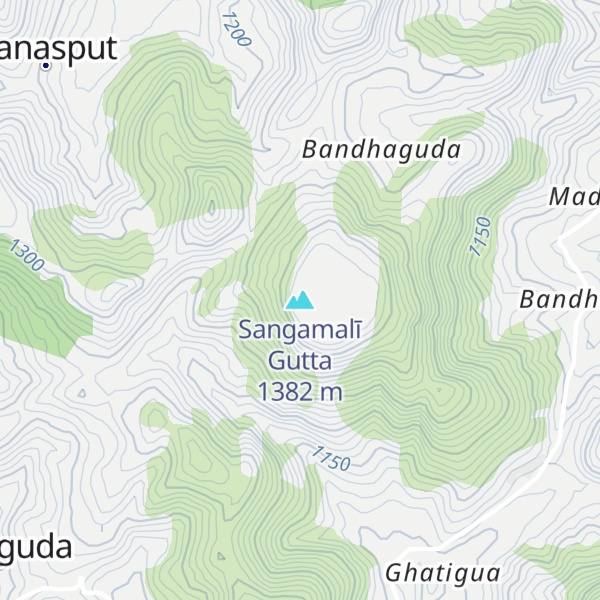Map of Sangamalī Gutta