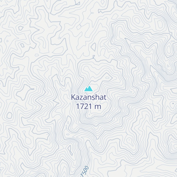 Map of Kazanshat