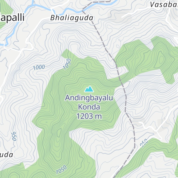 Map of Andingbayalu Konda