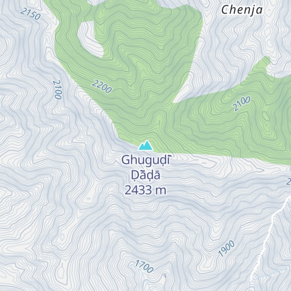 Map of Ghuguḍi̇̄ Ḍā̃ḍā