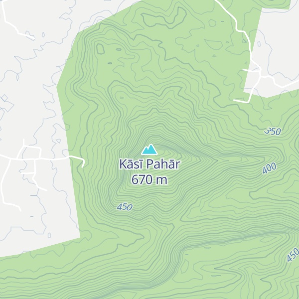 Map of Kāsī Pahār