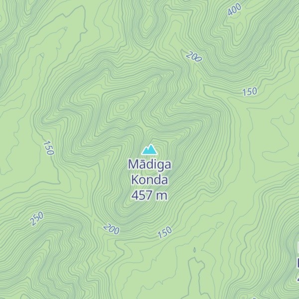Map of Mādiga Konda