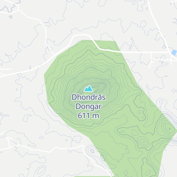 Map of Dhondrās Dongar