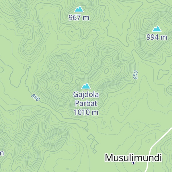 Map of Gajdola Parbat