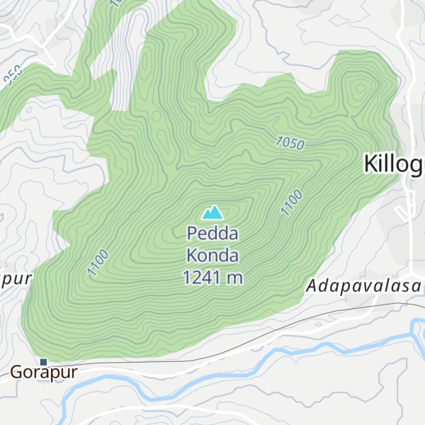 Map of Pedda Konda