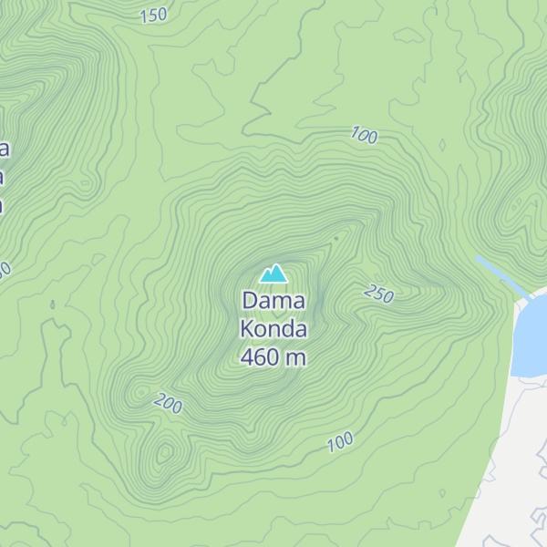 Map of Dama Konda