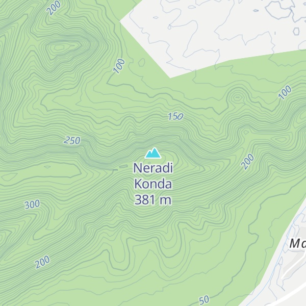 Map of Neradi Konda