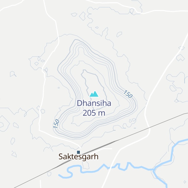 Map of Dhansiha