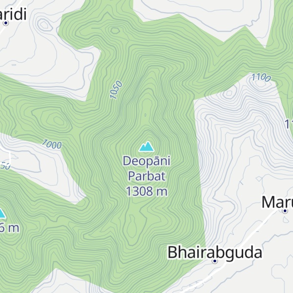 Map of Deopāni Parbat