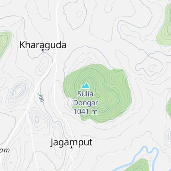 Map of Sulia Dongar