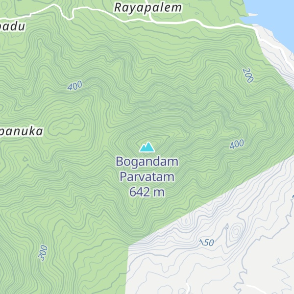 Map of Bogandam Parvatam