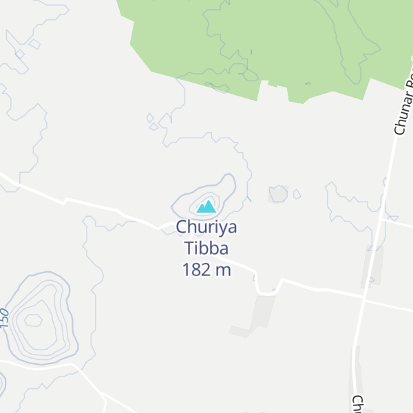 Map of Churiya Tibba