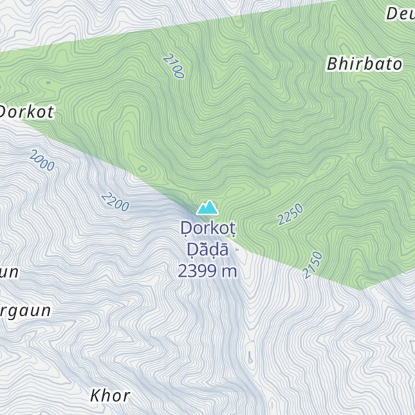 Map of Ḍorkoṭ Ḍā̃ḍā