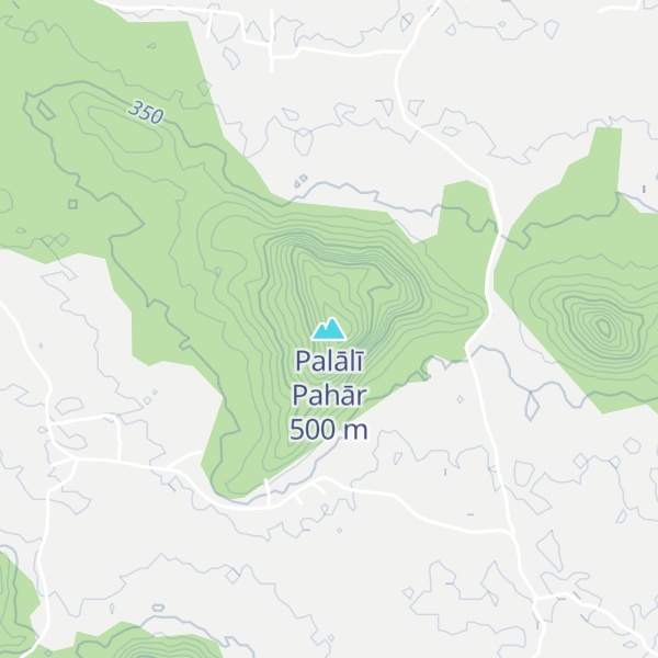 Map of Palālī Pahār