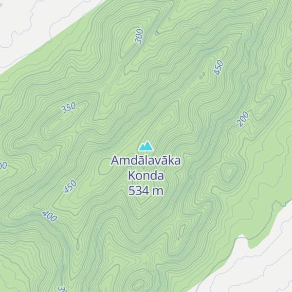 Map of Amdālavāka Konda