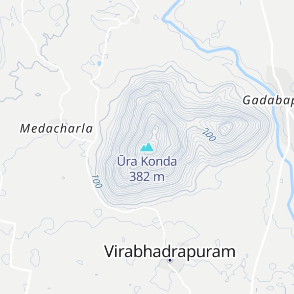Map of Ūra Konda