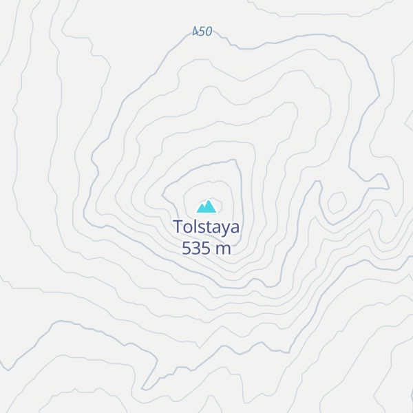 Map of Tolstaya