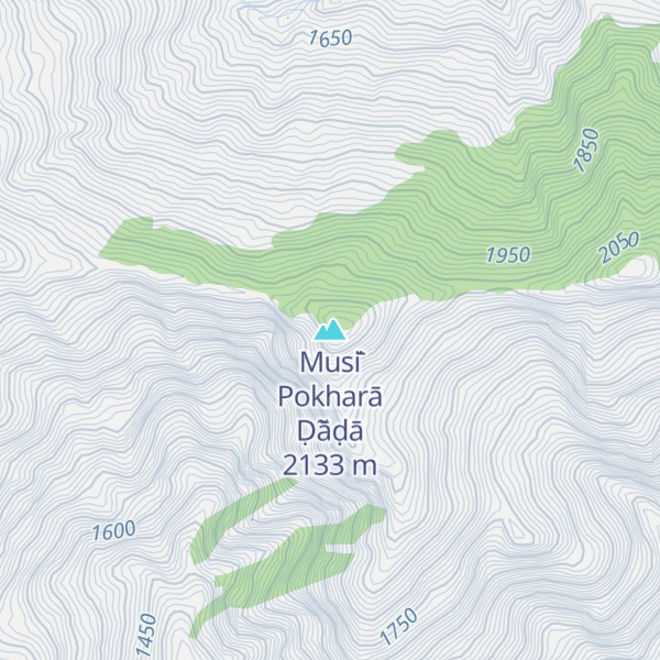 Map of Musi̇̄ Pokharā Ḍā̃ḍā