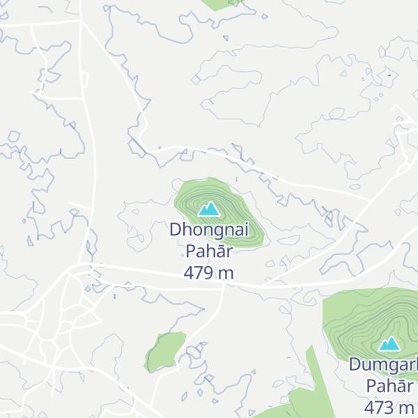 Map of Dhongnai Pahār