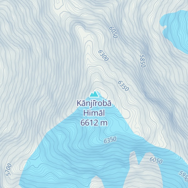 Map of Kānji̇̄robā Himāl