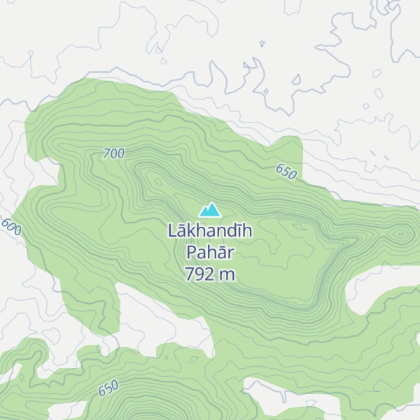 Map of Lākhandīh Pahār
