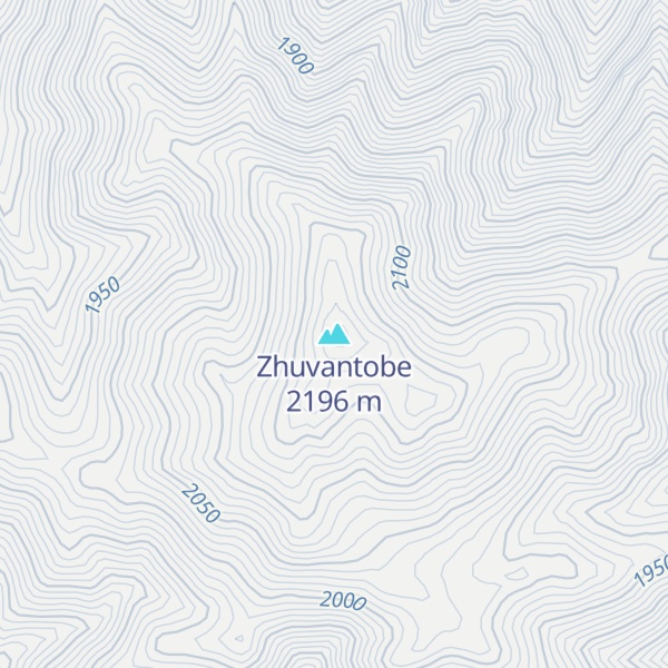Map of Zhuvantobe