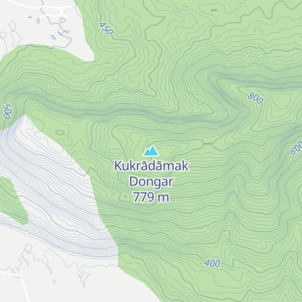 Map of Kukrādāmak Dongar