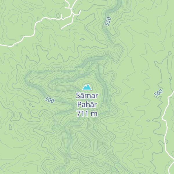 Map of Sāmar Pahār