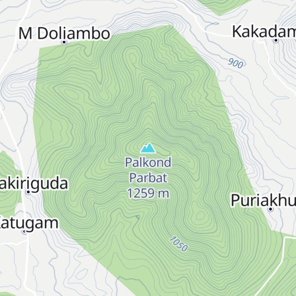Map of Palkond Parbat
