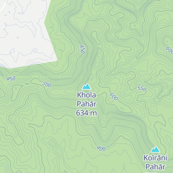 Map of Khola Pahār