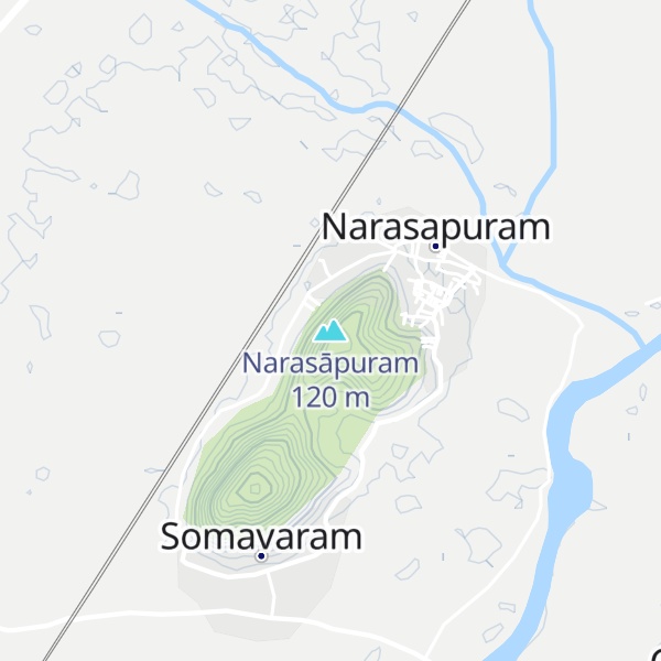 Map of Narasāpuram