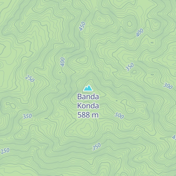 Map of Banda Konda