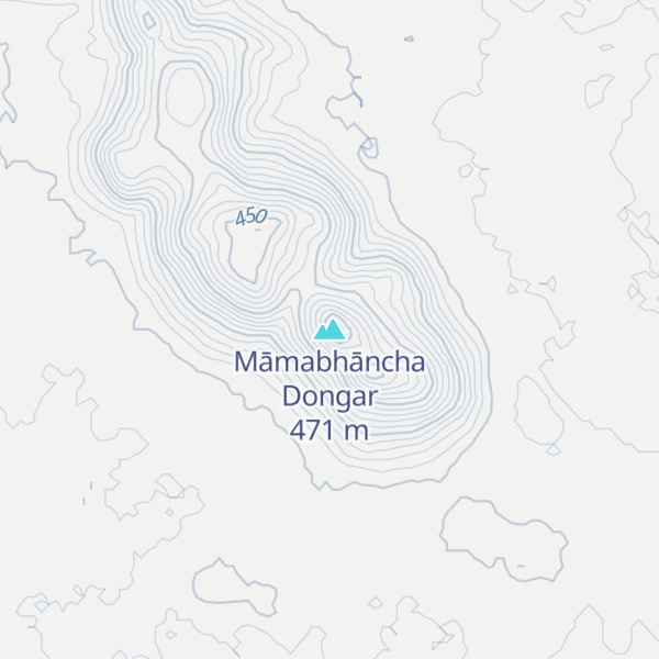 Map of Māmabhāncha Dongar