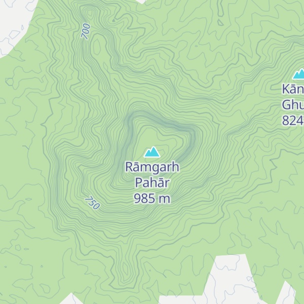 Map of Rāmgarh Pahār