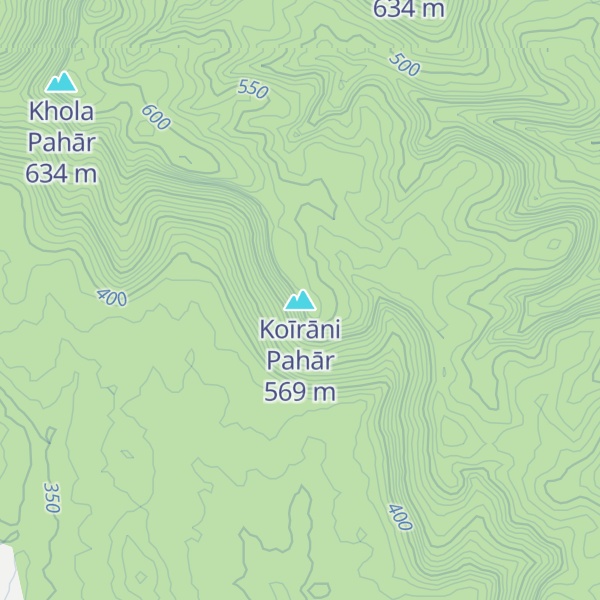 Map of Koīrāni Pahār