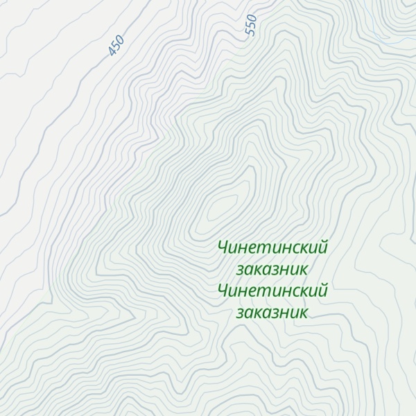 Map of Isachnaya