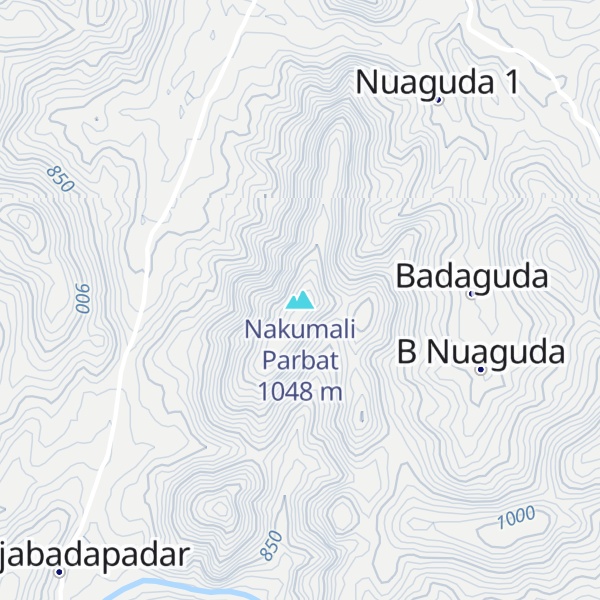 Map of Nakumali Parbat