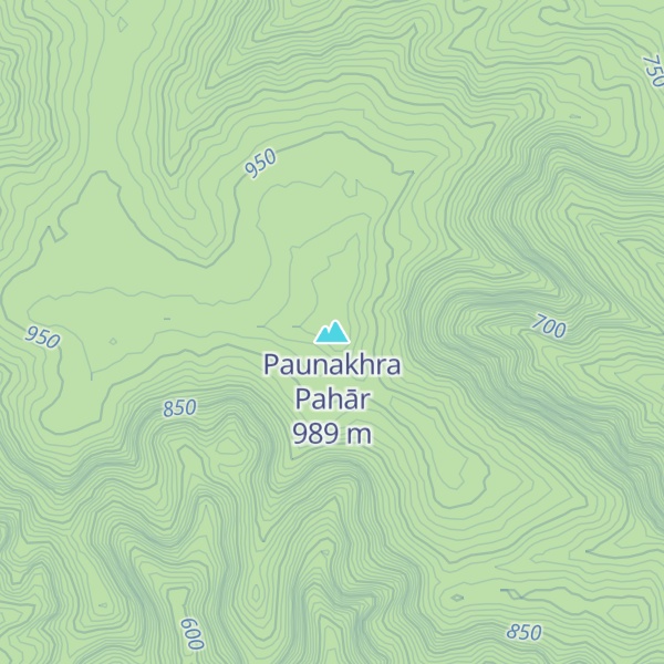 Map of Paunakhra Pahār