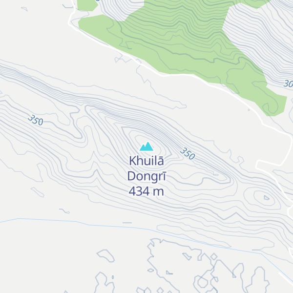 Map of Khuilā Dongrī