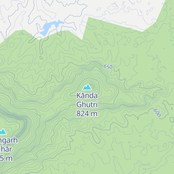 Map of Kānda Ghutri