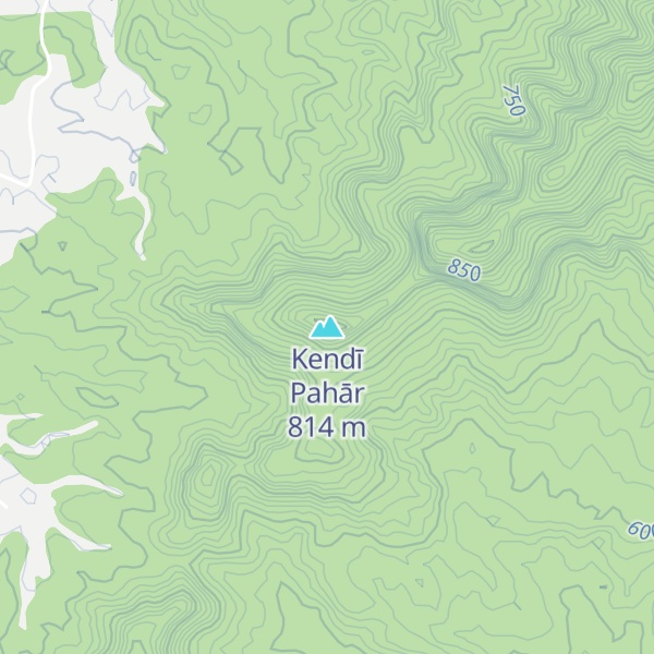 Map of Kendī Pahār