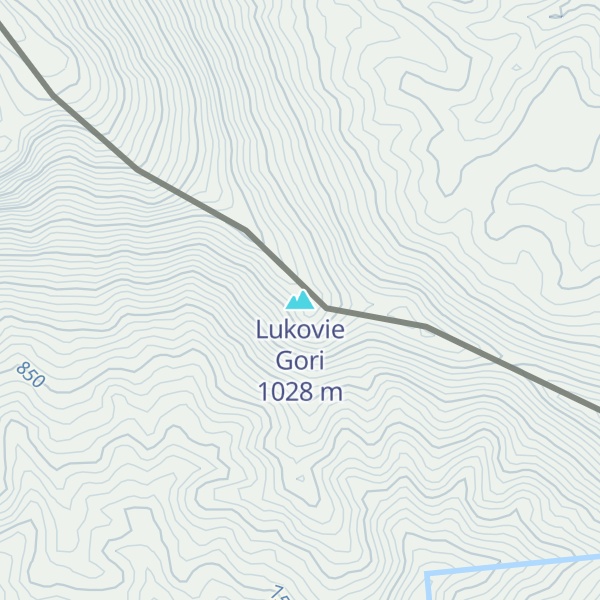 Map of Lukovie Gori
