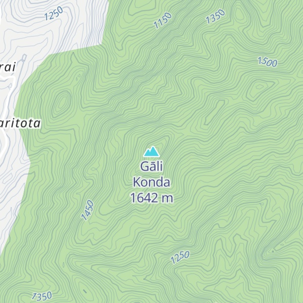 Map of Gāli Konda