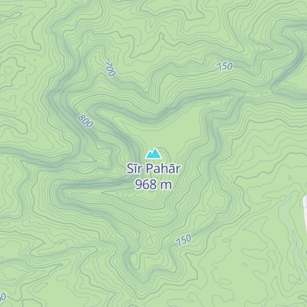 Map of Sīr Pahār