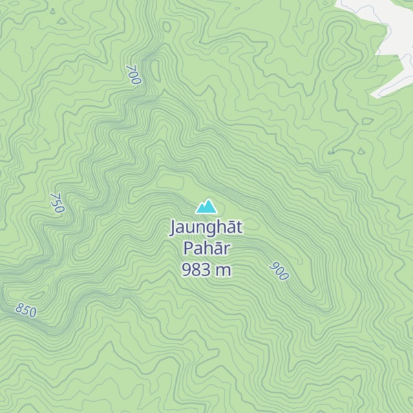 Map of Jaunghāt Pahār