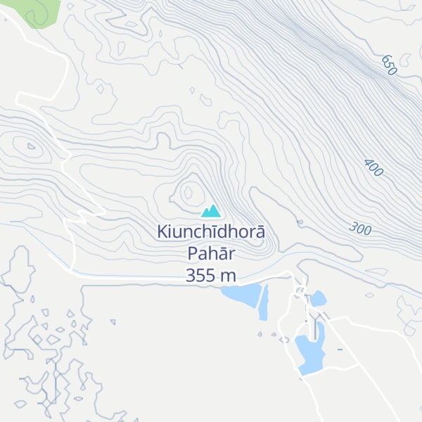 Map of Kiunchīdhorā Pahār