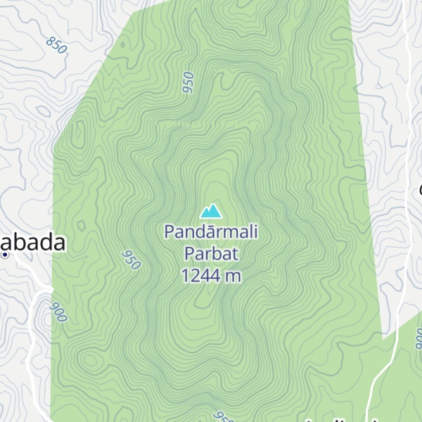 Map of Pandārmali Parbat